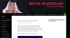 Desktop Screenshot of bettieblackheart.com
